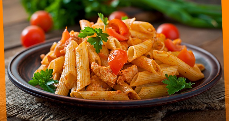 Chicken & Tomato Penne Pasta