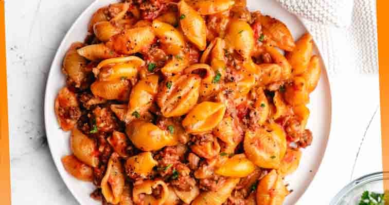 Stovetop Beef & Shells