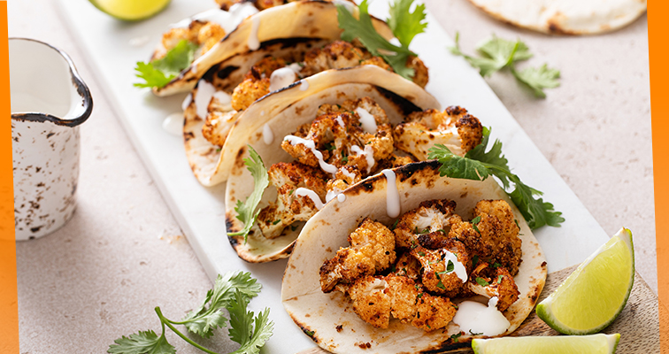 Low Calorie Cauliflower Tacos