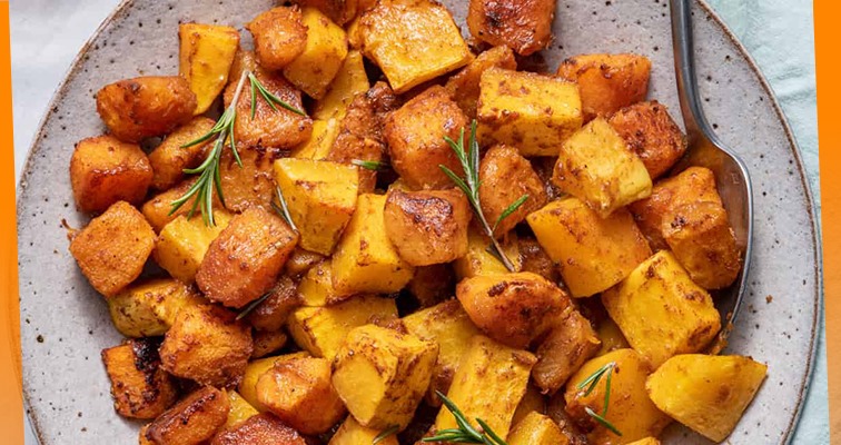 5 Ingredient Roasted Butternut Squash