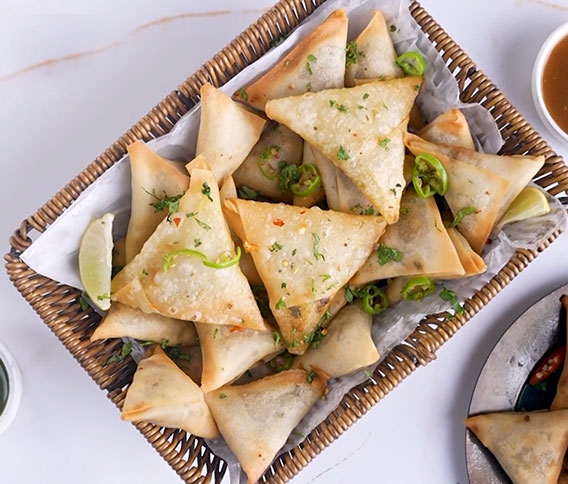 Qeema Samosa