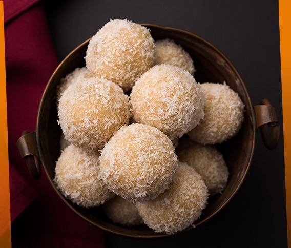 Roasted Coconut Laddu