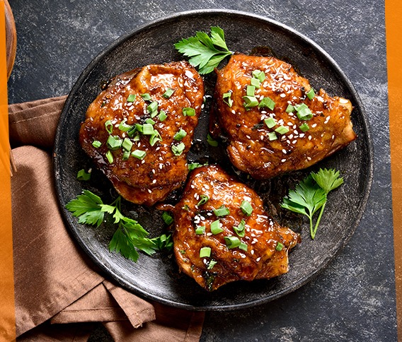 Sweet & Spicy Glazed Chicken Fillet