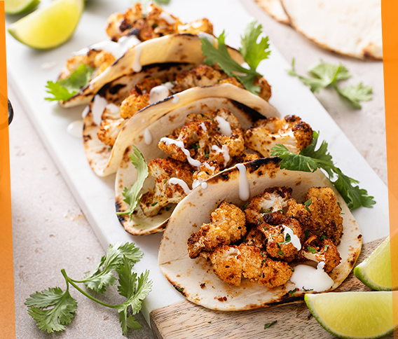 Low Calorie Cauliflower Tacos